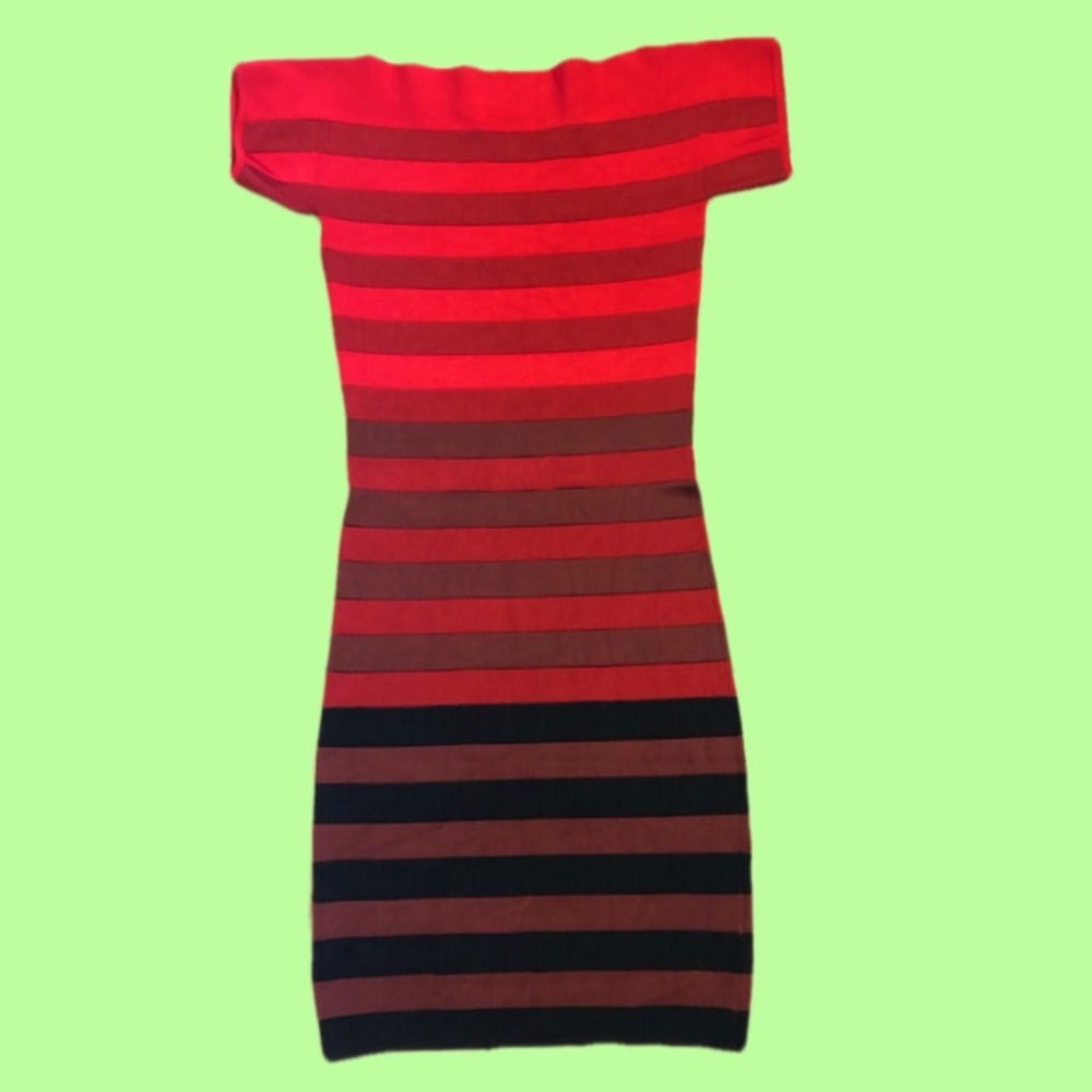 French Connection Red Bodycon Cocktail Dress size 2